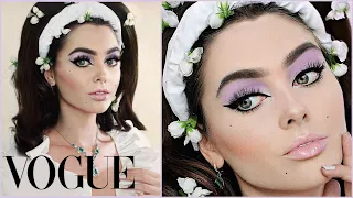 lily collins met gala 2019 makeup & hair tutorial | jackie wyers | metropolitan museum of art