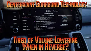 2022 Kia Sorento SX Prestige with Bose Centerpoint Audio/Tired of Volume Lowering in When Reverse