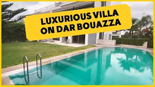 LUXURIOUS VILLA ON DAR BOUAZZA CASABLANCA IN THE ATLANTIS BEACH, AT THE PRICE OF 707.000 dollars