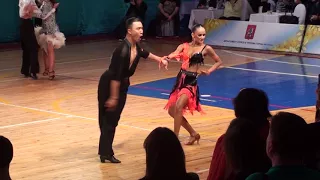 Oleg Chzhen - Alina Ageeva , Jive WDSF Youth Latin Moskvich 2017