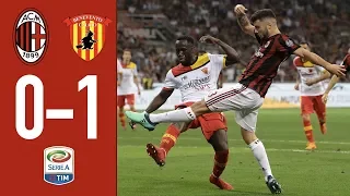 Highlights AC Milan 0-1 Benevento - Serie A 2017/2018