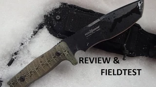 REVIEW & FIELDTEST - THE FKMD Trapper SURVIVALKNIFE