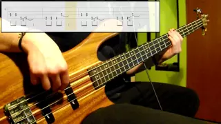 Foo Fighters - Wheels (Bass Cover) (Play Along Tabs In Video)