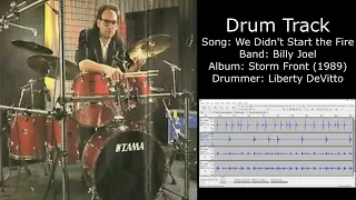 We Didn't Start the Fire (Billy Joel) • Drum Track