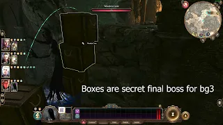 Baldur's Gate 3 stacking boxes