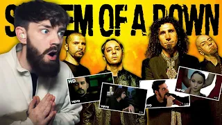METAL VIRGIN REACTS TO SYSTEM OF A DOWNS BIGGEST SONGS 🤯 | UK RAP FANS REACTION