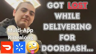 I GOT LOST WHILE DELIVERING FOR DOORDASH ~ DOORDASH / SPARK RIDE ALONG