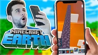 Minecraft Earth - EASTER EGG HUNTING! How High Can You Build?!?