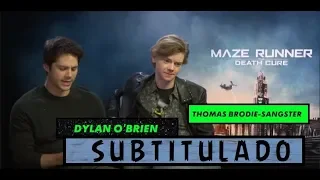 ¿NEWTMAS? Maze Runner - Entrevista (Spin-Off) Dylan O'Brien, Thomas Sangster Kaya, Wes SUBTITULADO