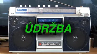 Aiwa CS-660E údržba radiomagnetofonu