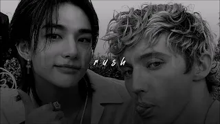 Troye Sivan + PinkPantheress + Hyunjin, Rush | slowed + reverb |