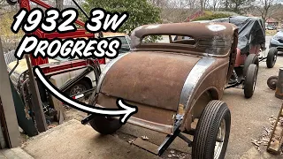 Fixing The Body On The 1932 3w Coupe Part 2