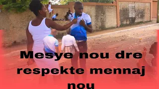 Mesye nou dre respekte mennaj nou ak madanm nou.Gade sak pase jacky nan tripotay