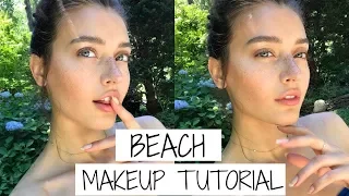 Beach Makeup Tutorial 2017 | Jessica Clements