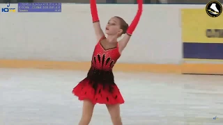 Victoria Barakhtina(2010), SP, 2019.02.25 Moscow Novice Championships