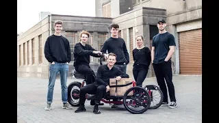 Electric Cargo Trike - a compact electric delivery bike