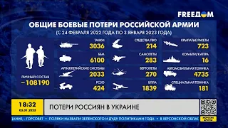 FREEДОМ | Потери россиян в Украине: актуальная информация. День 08.03.2023 - 07:00