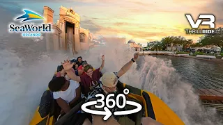 VR 360 JOURNEY TO ATLANTIS Seaworld Orlando - unique Water VR Roller Coaster hybrid ride POV