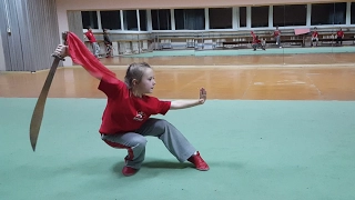 Dao shu - 32 forms. Arisha Ruchko, 8 years old