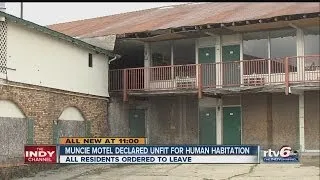 Residents ordered to leave Muncie hotel declared unfit for human habitation