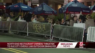 North End restaurants threaten lawsuit if outdoor dining fee stands