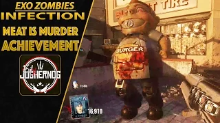EXO ZOMBIES ❨INFECTION❩ ★ MEAT is MURDER ★ ❝FULL EASTER EGG GUIDE❞ Advanced Warfare ACHIEVEMENT!