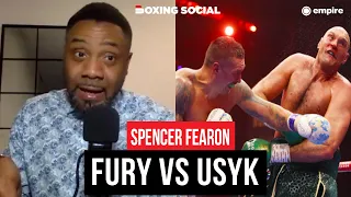 Spencer Fearon HONEST REACTION To Tyson Fury Defeat To Oleksandr Usyk, Potential Usyk Stoppage Claim