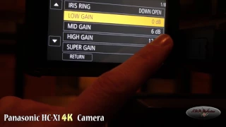 Panasonic HC-X1 Menu System