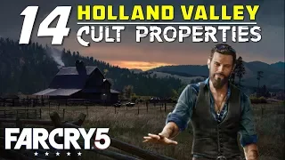 Location of All Cult Properties (Silos) in Holland Valley (John's Region) | Light'em Up | Far Cry 5