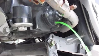 Kymco People GT 300i scooter how to replace coolant & change antifreeze