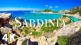 FLYING OVER SARDINIA (4K UHD) - Relaxing Music Along With Beautiful Nature Video - 4K Video Ultra HD