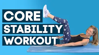 Core Stability Workout for Pain Relief Exercises, Better Posture, High Performance (QUICK & EASY!)