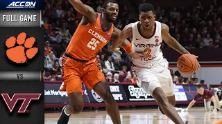 Clemson vs. Virginia Tech Full Game | 2019-20 ACC Men's Basketball
