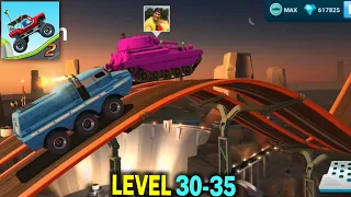 MMX HILL DASH 2 - CANYON NIGHTS LEVEL 30,31,32,33,34,35 GAMEPLAY WALKTHROUGH (Android/iOS)