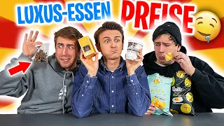 Wer Preis von Luxus-ESSEN errät darf BEHALTEN | mit CrispyRob & Falco