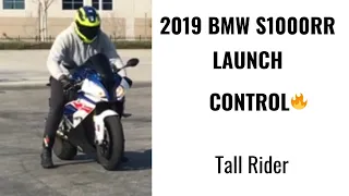 2019 BMW S1000RR Launch Control by 310 pound 6 ft 6 Rider / Motorcycles for Tall rider