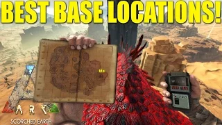 ARK: SCORCHED EARTH - BEST BASE LOCATIONS!