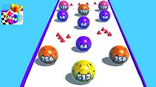 Ball Merge 2048 ! All Levels Gameplay (558-563) android, ios