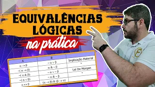 Equivalências LÓGICAS - RLM para CONCURSOS PÚBLICOS