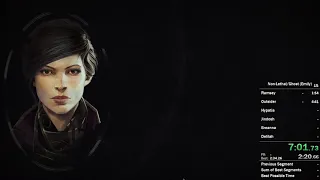 Dishonored 2 - Non-Lethal/Ghost No Powers Speedrun in 35:34 IGT