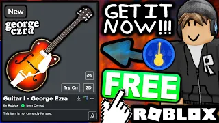FREE ACCESSORY! HOW TO GET Guitar I - George Ezra! (ROBLOX George Ezra’s Gold Rush Event)