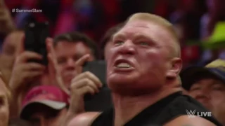 A Big brawl between Brock Lesnar and Undertaker Raw July 20 2015.