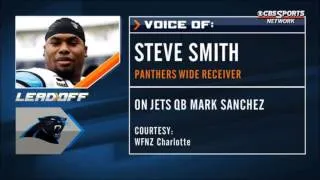 Carolina Panthers WR Steve Smith Rips off Mark Sanchez