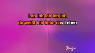 Karaoke Ich liebe das leben - Vicky Léandros *