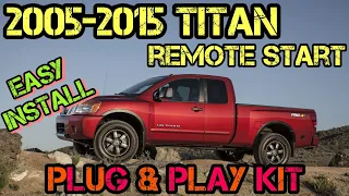 2005-2015 Nissan Titan Plug & Play Remote Start Kit!