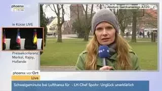 Flugzeugabsturz: Astrid Houben zur Stimmung in Haltern am 25.03.2015