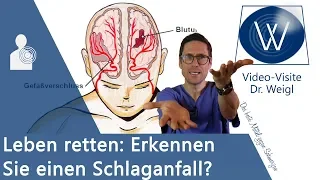 Schlaganfall: Erste Hilfe & Leben retten bei Hirnschlag! Risikofaktoren, Symptome & Therapie