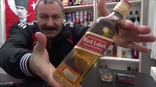 JOHNNIE WALKER RED LABEL VİSKİ (Kırmızı Etiket) İncelemesi ve testi 🔞