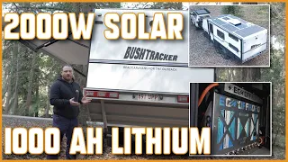 Bushtracker Caravan 1000AH Lithium 2000W Solar - FULL OFF GRID Caravan. EC OFFROAD