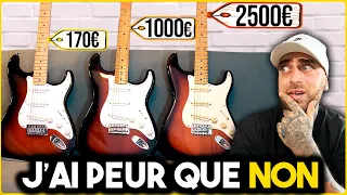 LA MÊME GUITARE MAIS 3 PRIX DIFFÉRENTS: Est-ce qu'on entend vraiment  la différence ?